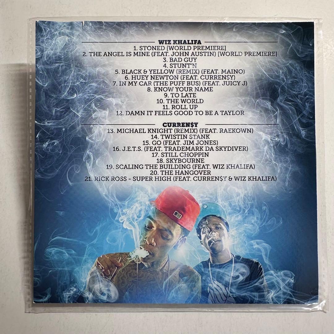 Wiz Khalifa & Currensy - Up in Smoke CD Original US Press Mixtape RARE