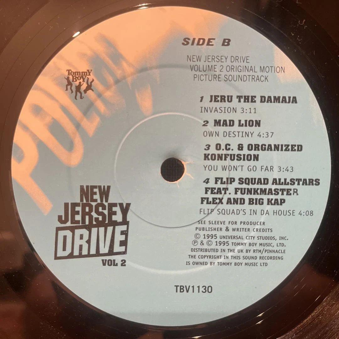 Various - New Jersey Drive Vol. 2 Original Soundtrack Vinyl LP 1995 Hip Hop