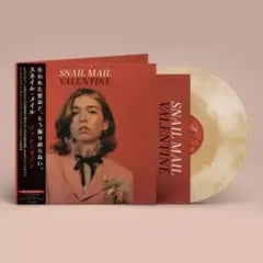 Snail Mail - Valentine LP Japan Exclusive Gold & White Vinyl Obi Poster Sealed
