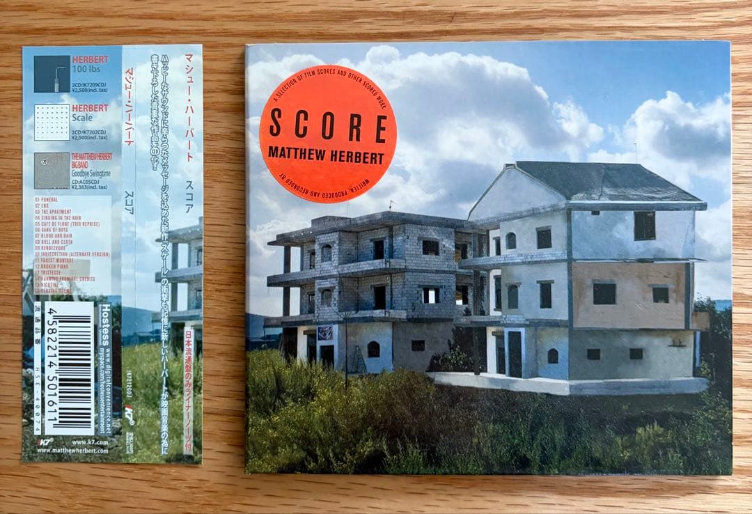 Matthew Herbert - Score CD Japan Press with OBI Limited Digipak