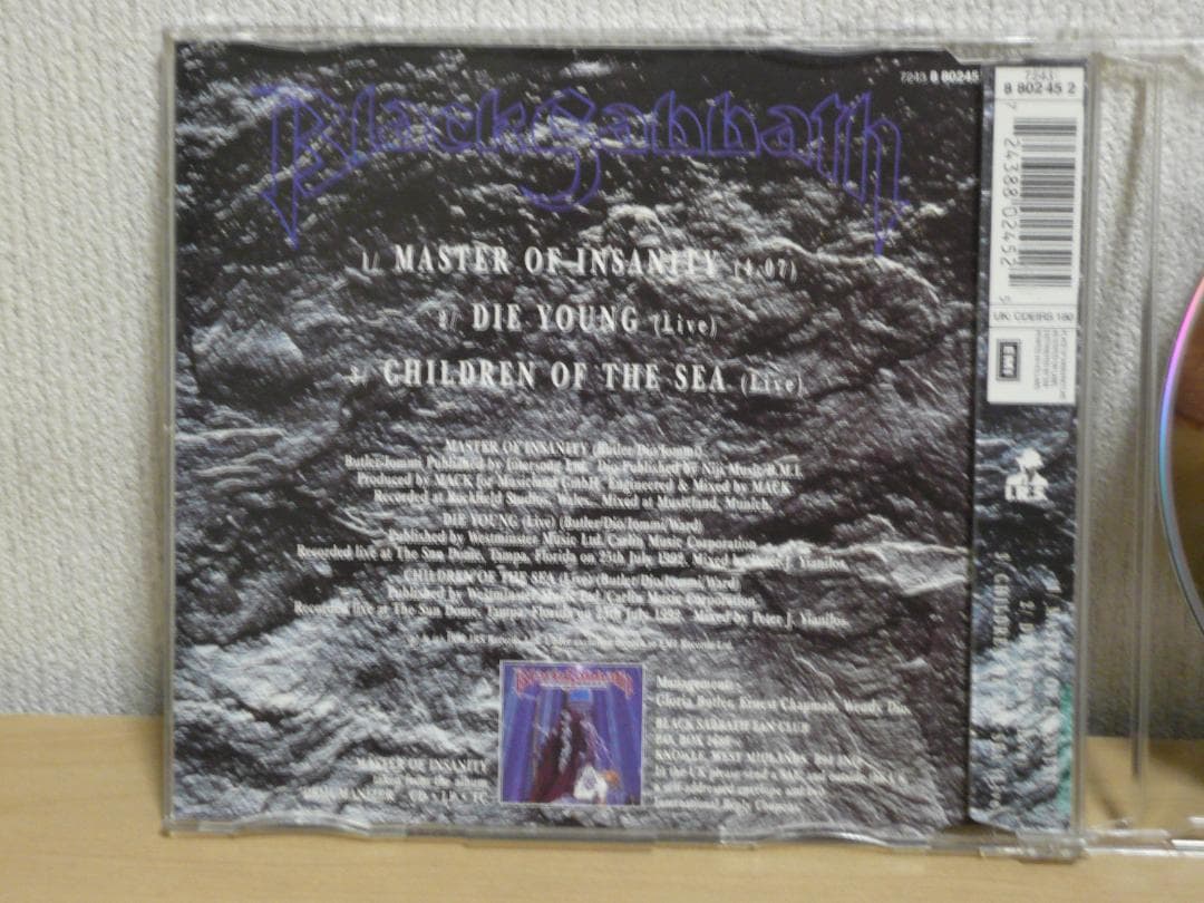 Black Sabbath - Master of Insanity CD Single, Part 2 Limited Edition, Holland