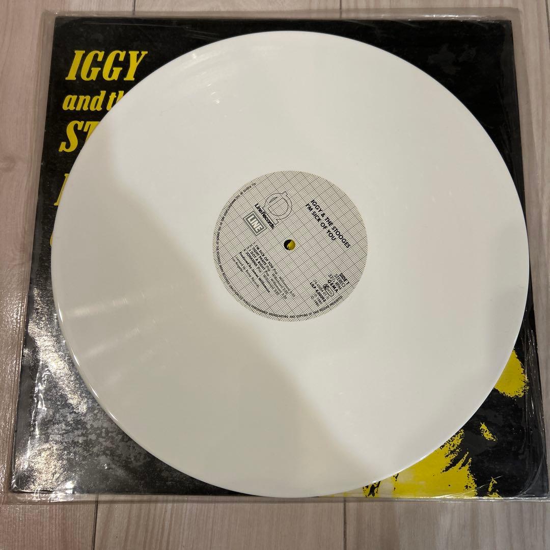 Iggy and the Stooges - I'm Sick Of You! Vinyl LP White Record Punk Rare