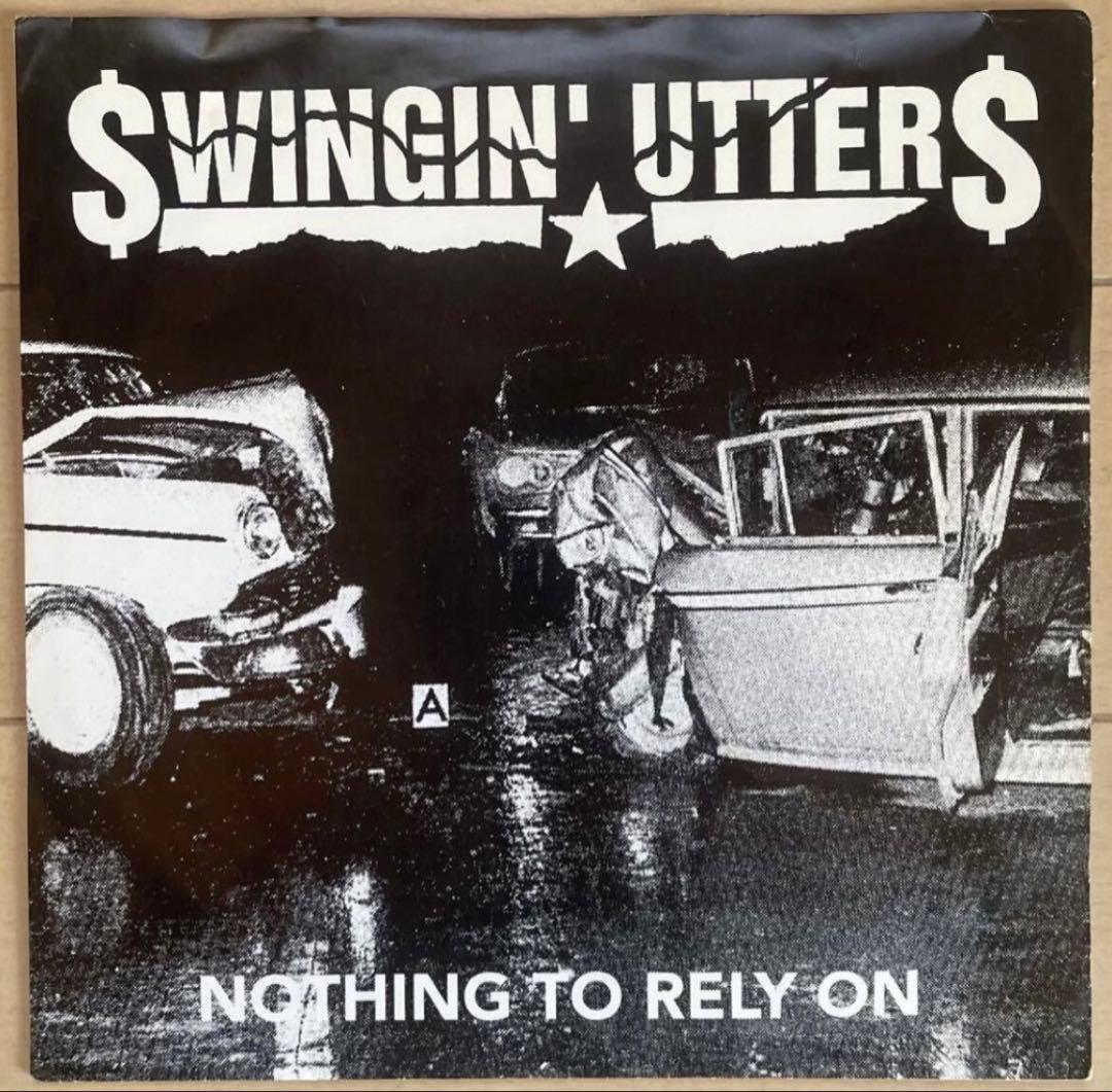 Swingin' Utters - Nothing To Rely On 7" Orange Vinyl Punk Rare
