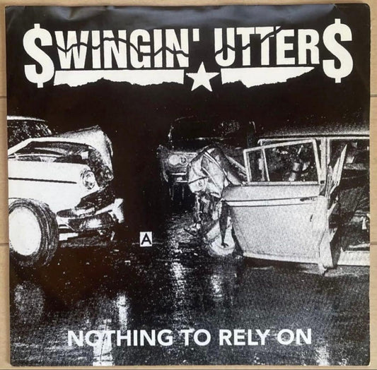 Swingin' Utters - Nothing To Rely On 7" Orange Vinyl Punk Rare