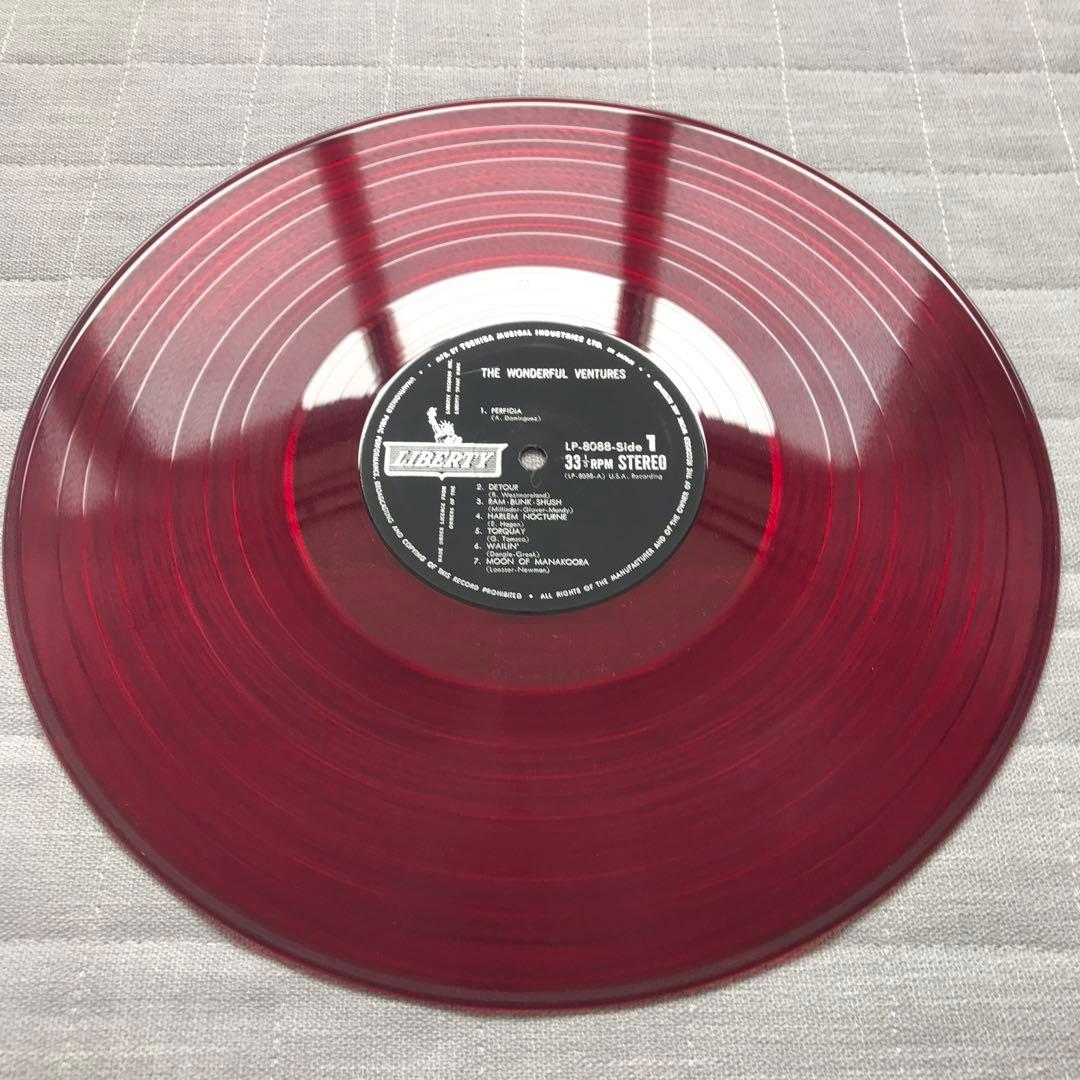The Ventures - The Wonderful Ventures - Rare Japanese Red Vinyl LP Record