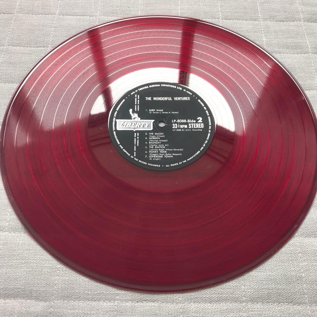 The Ventures - The Wonderful Ventures - Rare Japanese Red Vinyl LP Record