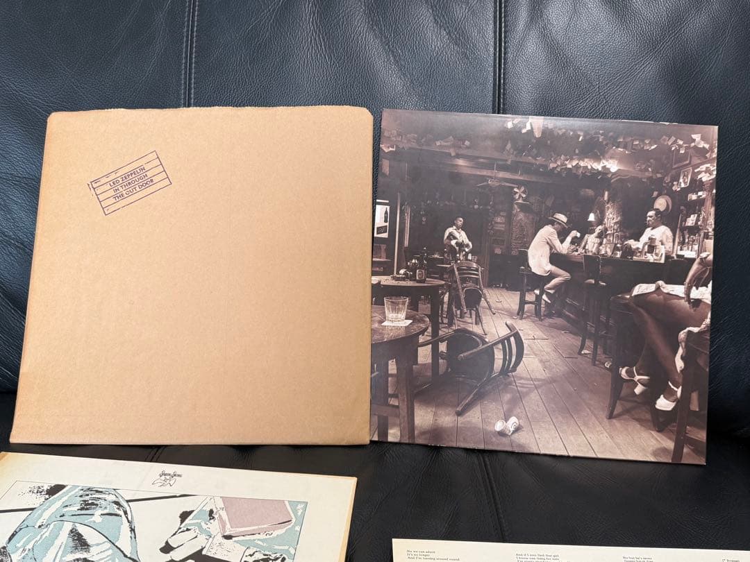 Led Zeppelin - In Through The Out Door LP 1979 Japan Pressing Vinyl Record
