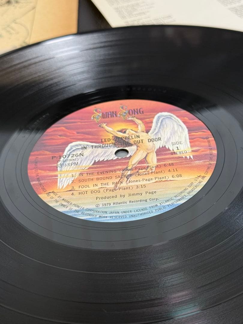 Led Zeppelin - In Through The Out Door LP 1979 Japan Pressing Vinyl Record