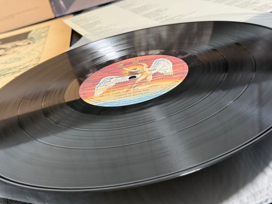 Led Zeppelin - In Through The Out Door LP 1979 Japan Pressing Vinyl Record