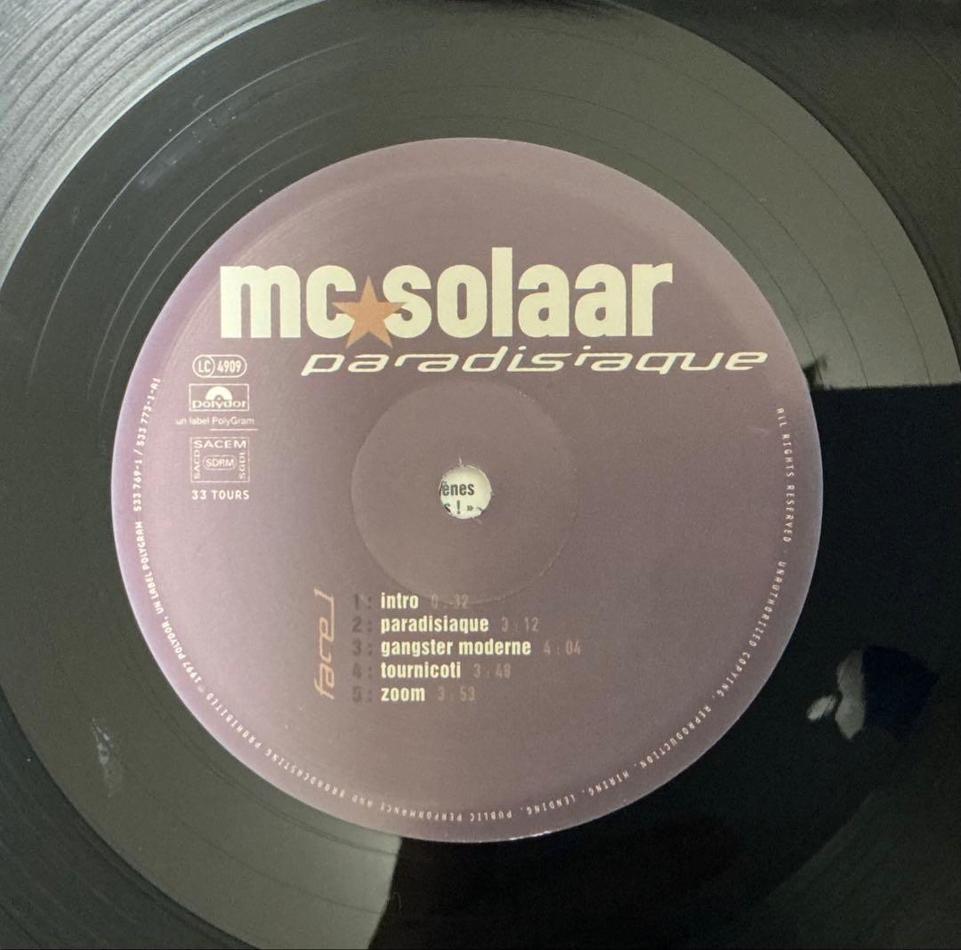 MC Solaar Paradisiaque 1997 French Original 2LP Hip Hop Vinyl Record