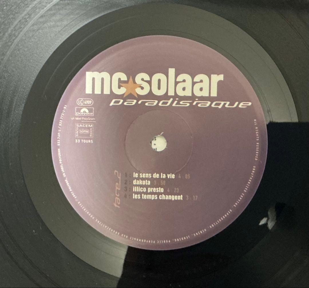 MC Solaar Paradisiaque 1997 French Original 2LP Hip Hop Vinyl Record