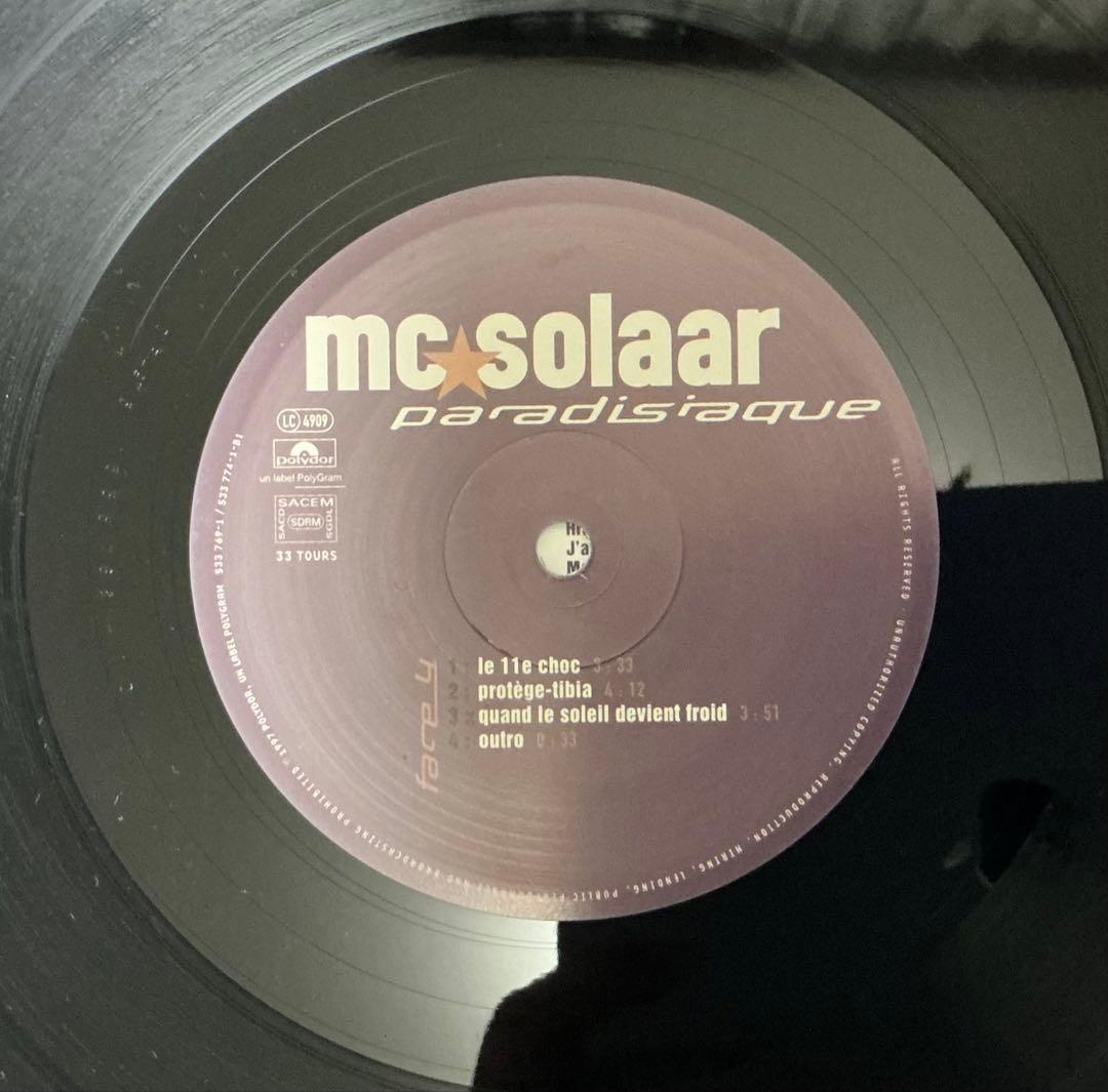 MC Solaar Paradisiaque 1997 French Original 2LP Hip Hop Vinyl Record
