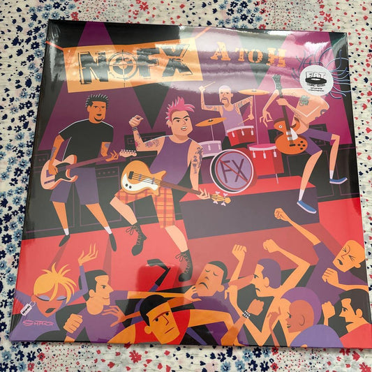 NOFX - A to H - 12" Vinyl LP - Limited Edition Half Purple/Half Red Splatter