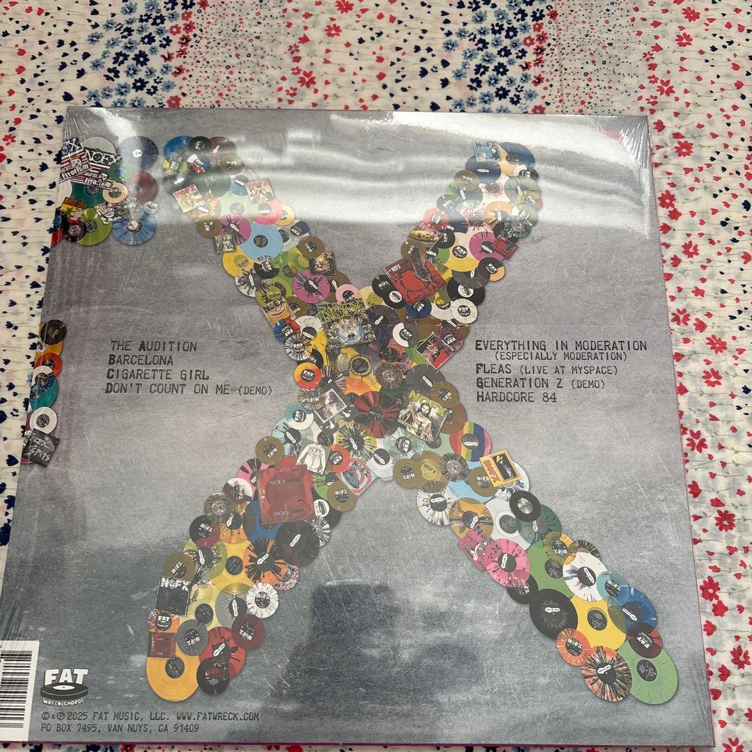 NOFX - A to H - 12" Vinyl LP - Limited Edition Half Purple/Half Red Splatter