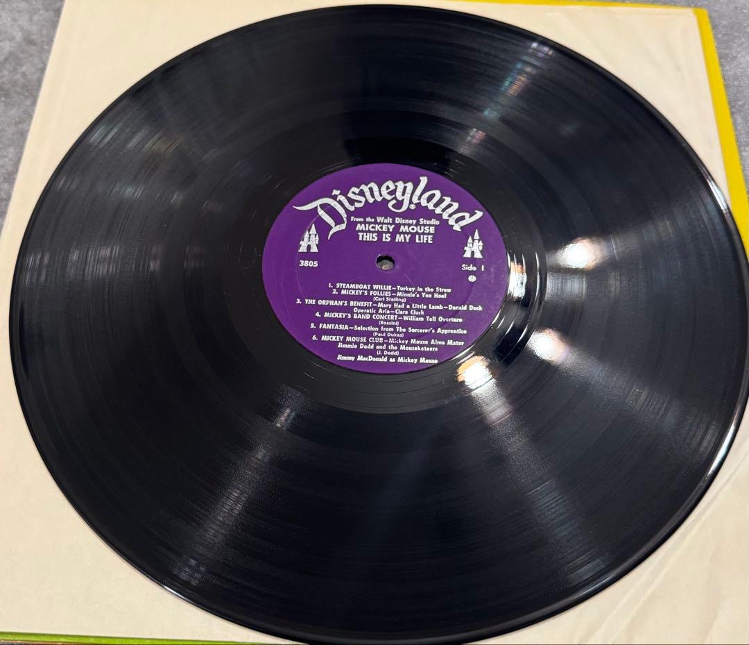 Mickey Mouse - This Is My Life Vinyl LP 1971 Disneyland Record ST-3805 US Orig