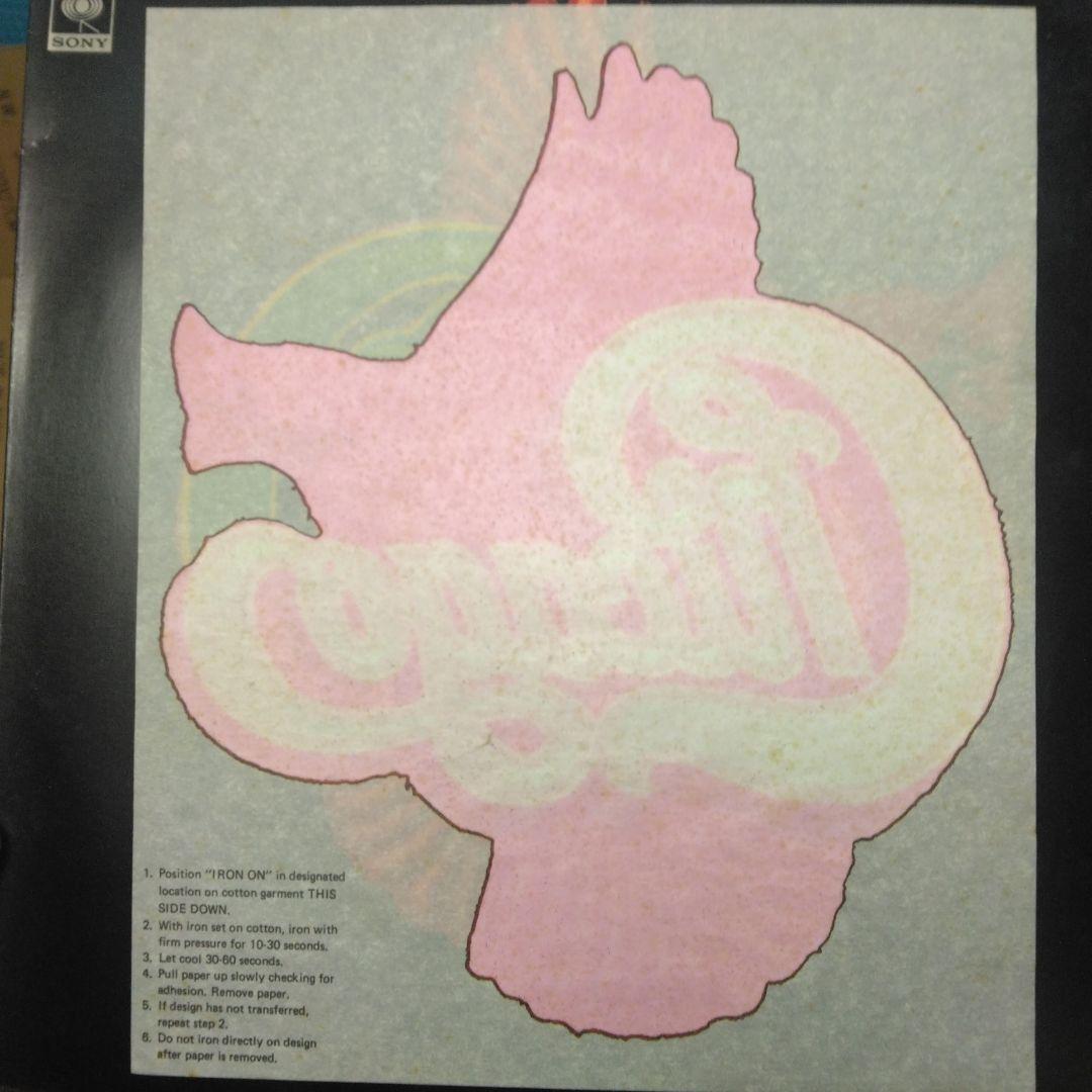 Chicago VIII LP 1975 Japan CBS/Sony SOPO-63 Poster & Rare Iron-On Transfer