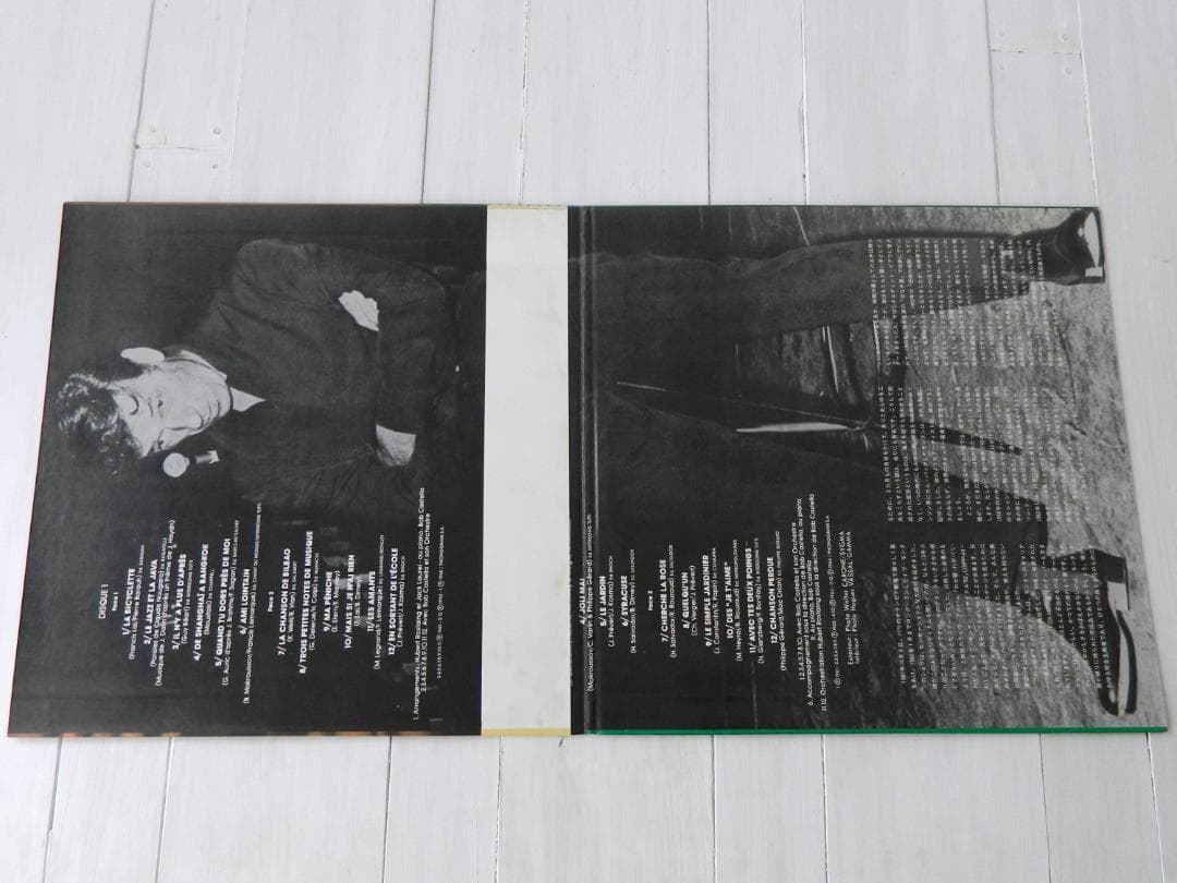 Yves Montand La Bicyclette French Chanson Vinyl Record Used, No Major Scratches | Japansoundstore