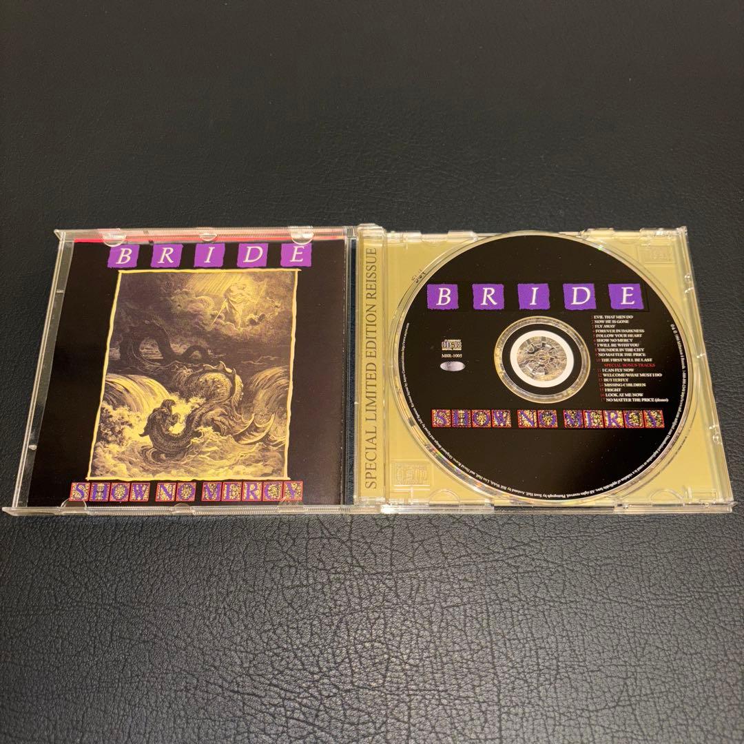 BRIDE Show No Mercy CD Limited Edition Hand-Numbered Signed Heavy Metal Import