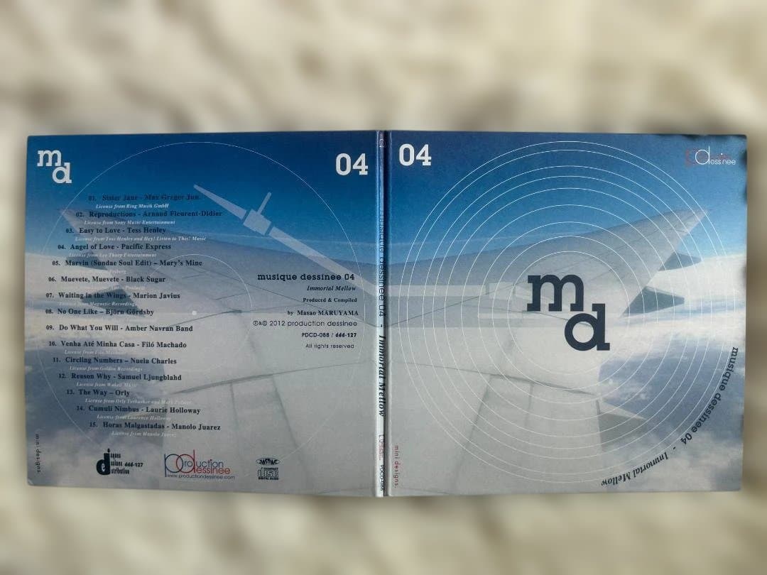 Various - Musique Dessinée 04 CD Japan Press with OBI Limited Paper Sleeve AOR