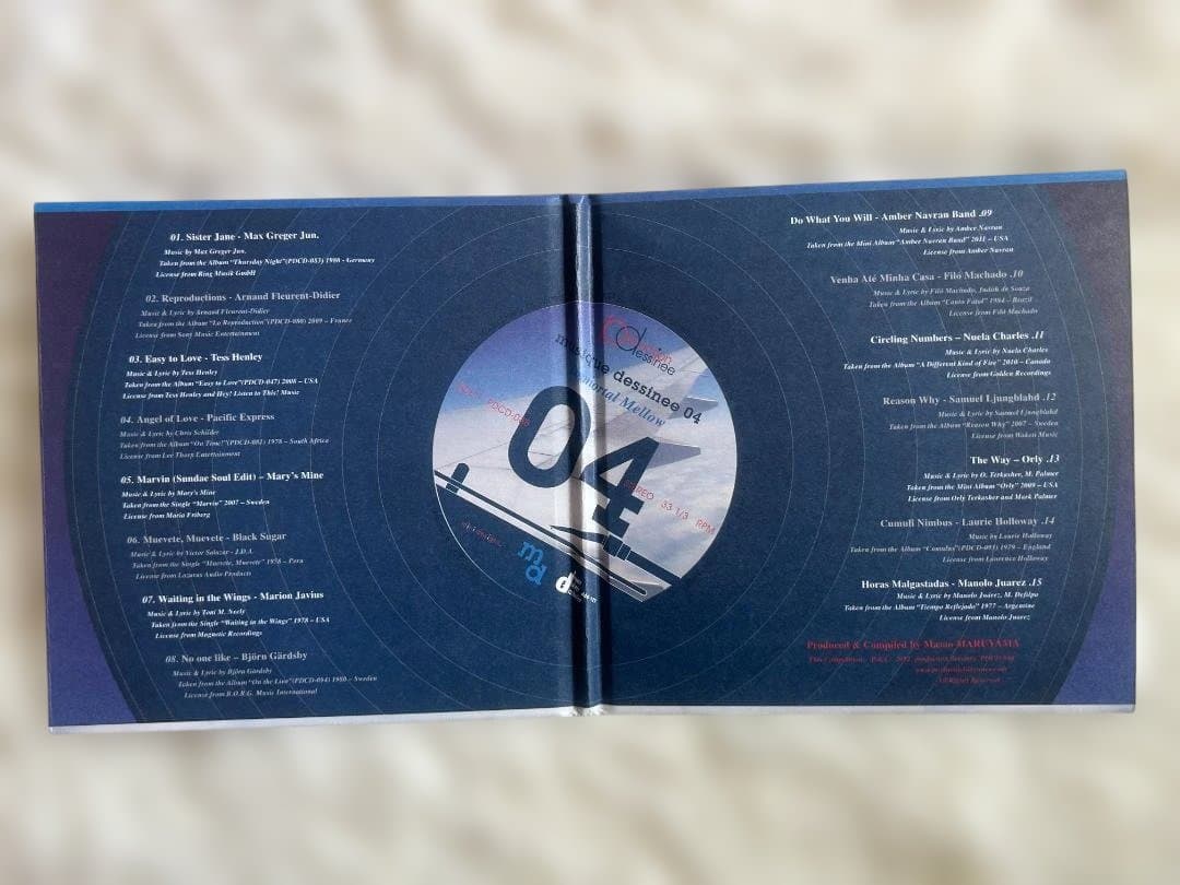 Various - Musique Dessinée 04 CD Japan Press with OBI Limited Paper Sleeve AOR