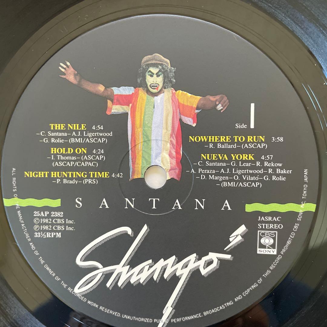 Santana - Shango LP Vinyl Record Japan 1982 w/ Obi 25AP 2382