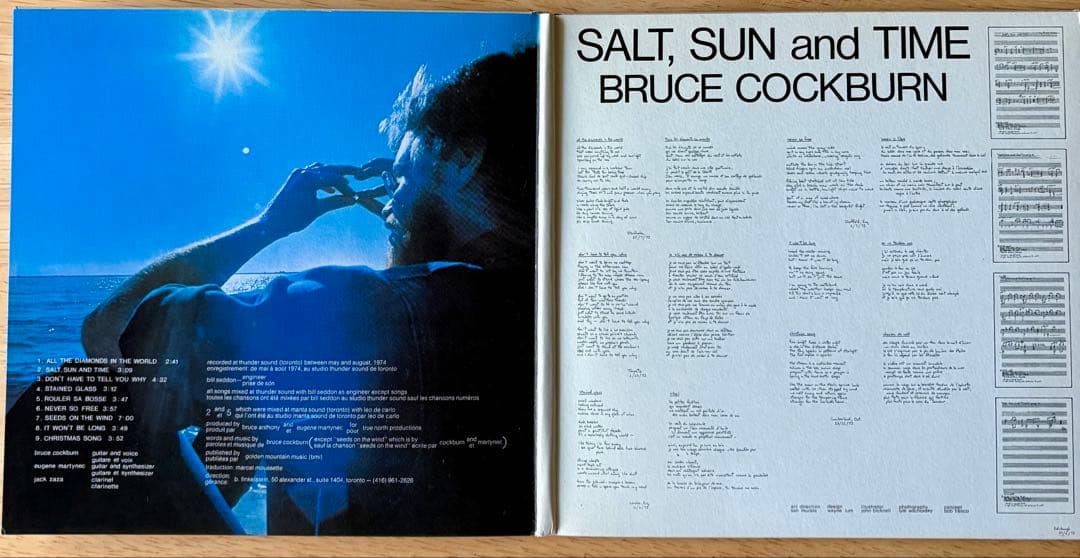 Bruce Cockburn - Salt, Sun and Time - Japan Mini LP CD, 2007 Remaster, with OBI