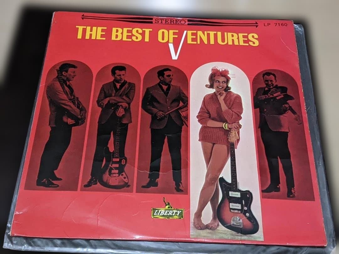 The Ventures Best of Ventures LP-7160 Red Vinyl Japan Record Used | Japansoundstore