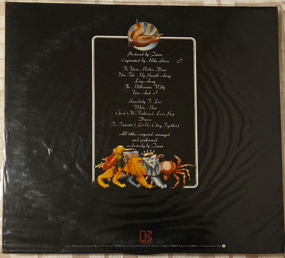 Queen A Day At The Races Vinyl Record with Obi, Near Mint, Includes OBI | Japansoundstore