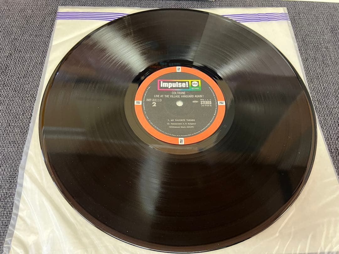 John Coltrane - Live At The Village Vanguard Again! Vinyl LP Japan Obi IMP-88110