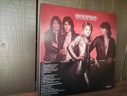 Suzi Quatro Quatro Vinyl LP 1974 Glam Rock Japan Pressing EMI EMS-80045