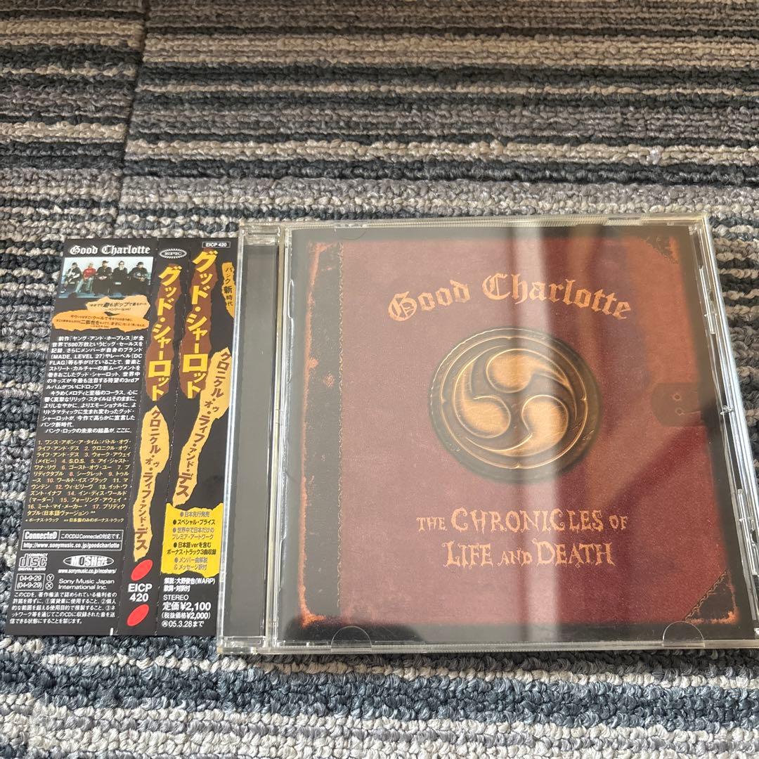 Good Charlotte - The Chronicles of Life and Death CD Japan Press with OBI 2004