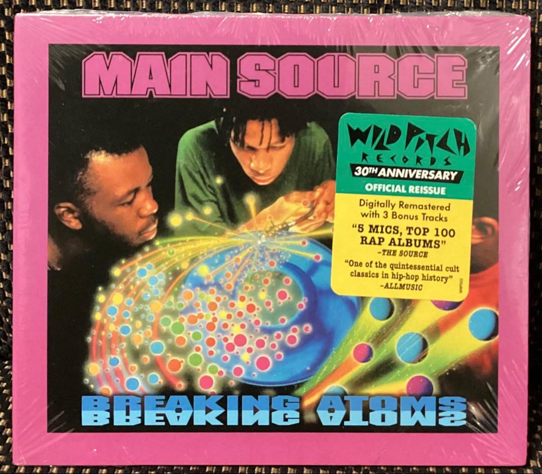 Main Source Breaking Atoms CD 30th Anniversary Edition Wild Pitch Records 2017