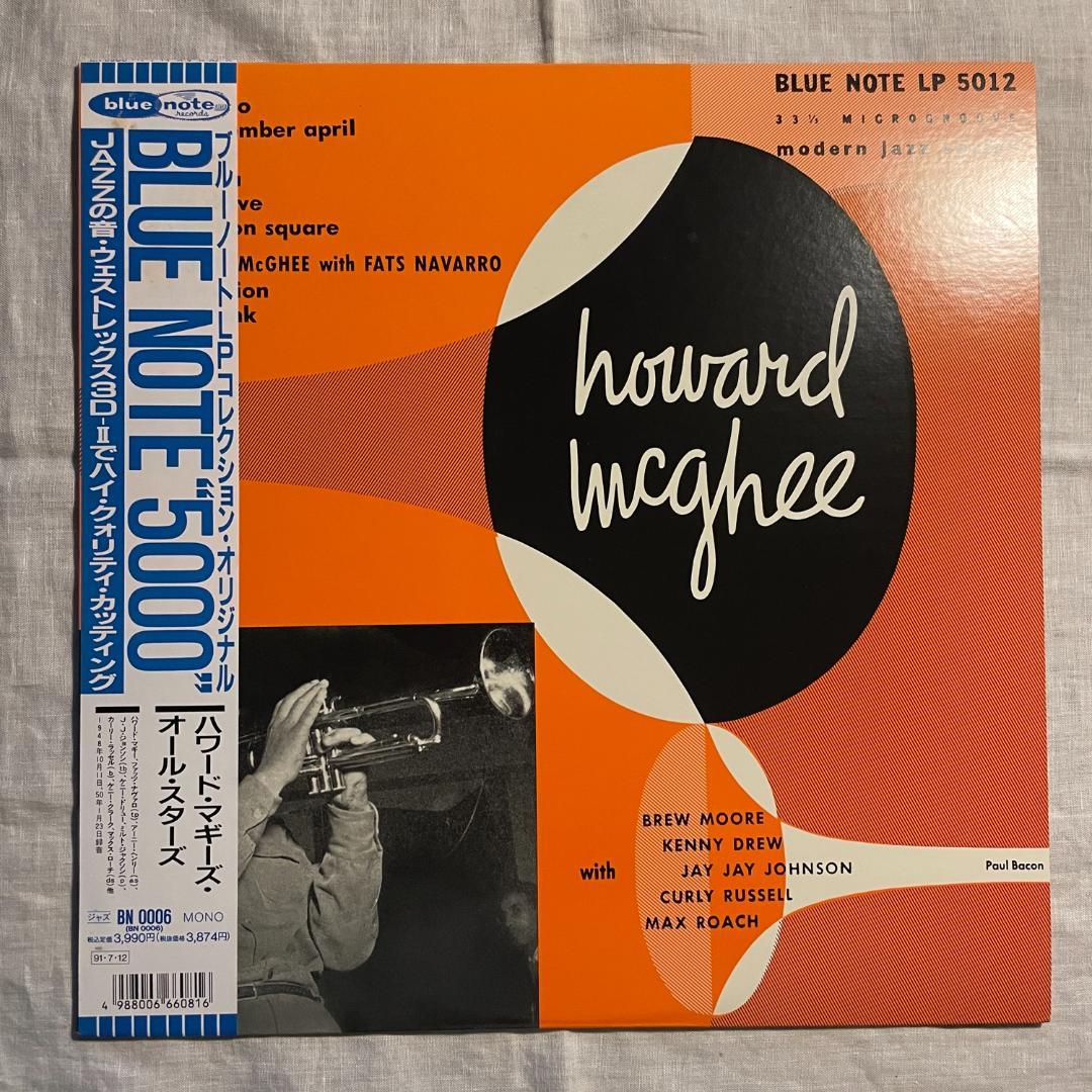 Howard McGhee - Howard McGhee's All Stars Vinyl LP Blue Note 5012 Japan Jazz