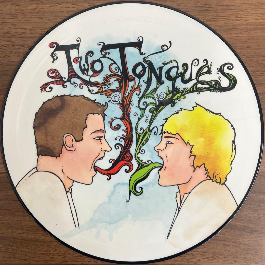 Two Tongues S/T LP Picture Disc 2009 US Original Vinyl Record Max Bemis Emo Indi