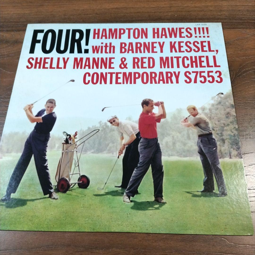 Hampton Hawes Four! LP 1977 Japan Reissue Barney Kessel Contemporary Jazz Record