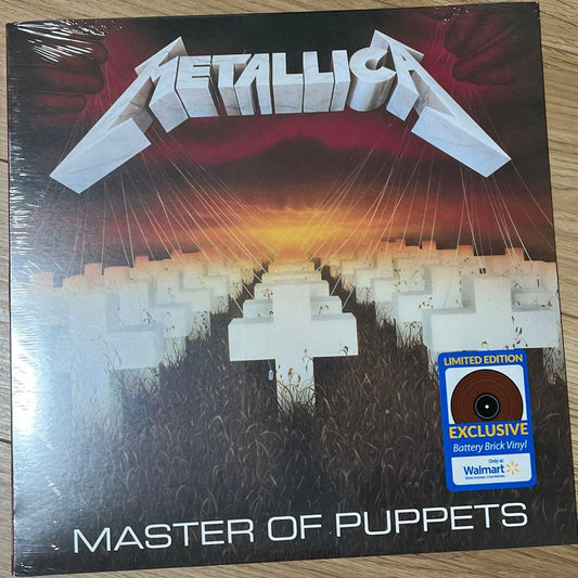 Metallica Master of Puppets Vinyl LP Battery Brick Color Walmart Exclusive