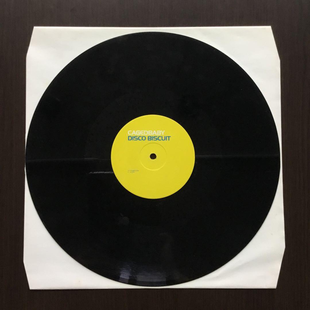 Cagedbaby - Disco Biscuit / Against The Wall - 12" Vinyl Single UK Pressing