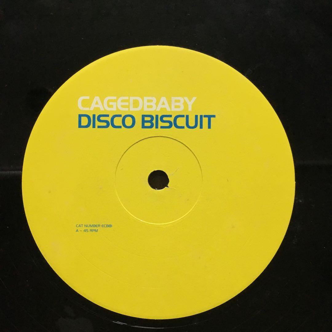 Cagedbaby - Disco Biscuit / Against The Wall - 12" Vinyl Single UK Pressing