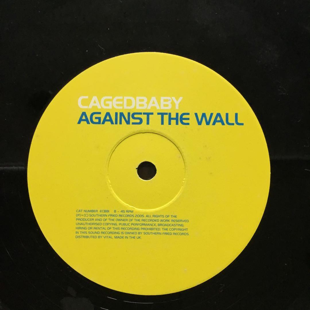 Cagedbaby - Disco Biscuit / Against The Wall - 12" Vinyl Single UK Pressing