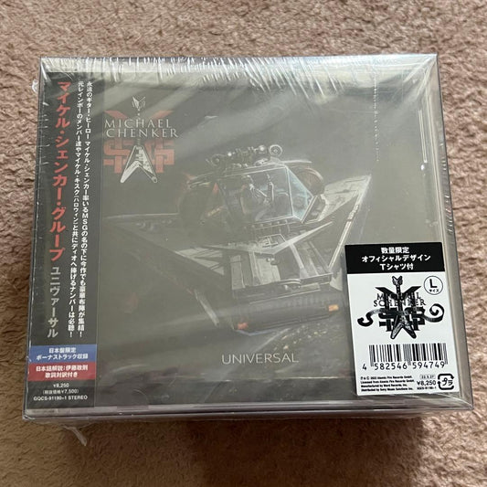 Michael Schenker Group Universal CD with Limited Edition T-shirt L | Japansoundstore
