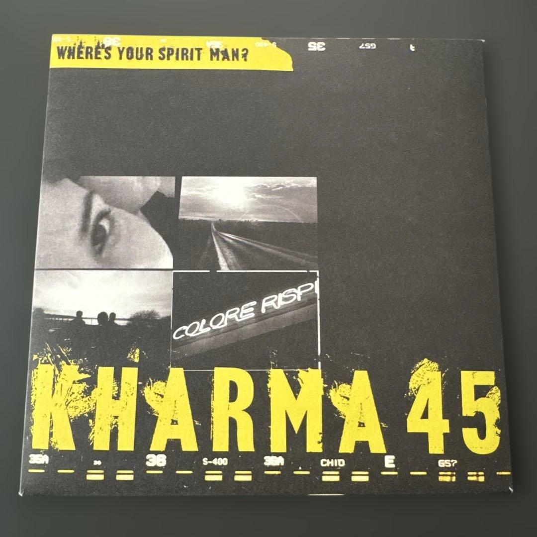 KHARMA 45 - Where's Your Spirit Man? 7" Vinyl Single 2007 Alternative Rock