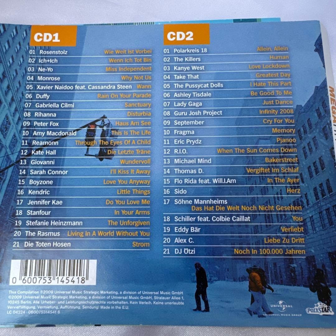 MegaHits 2009 Die Erste 2CD Germany Press Compilation Various Artists Import