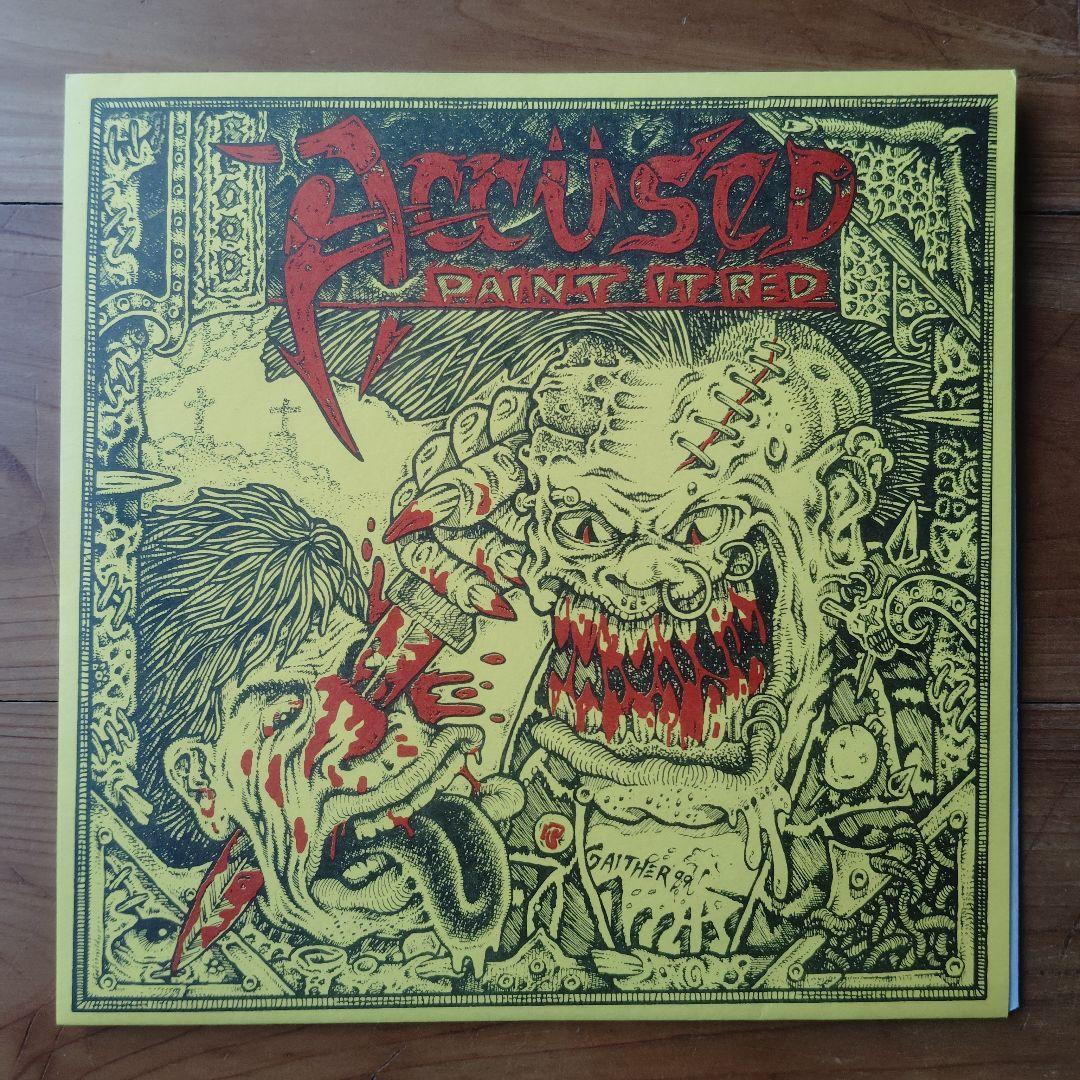 The Accused - Paint It Red 7" EP, 1999 Transparent Records, Punk Thrash Hardcore