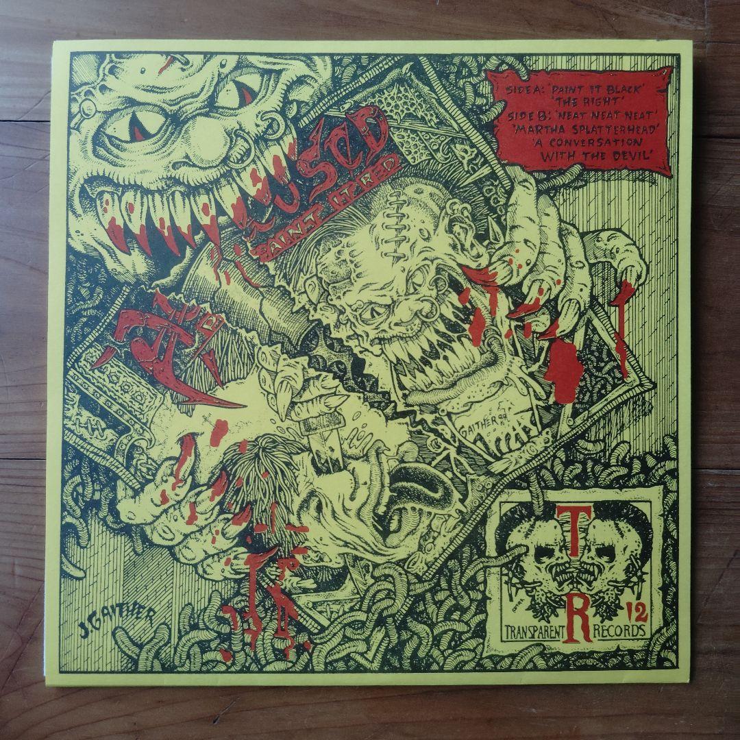The Accused - Paint It Red 7" EP, 1999 Transparent Records, Punk Thrash Hardcore