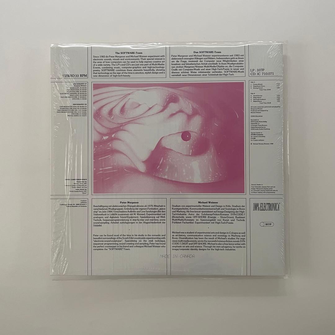 Software - Digital-Dance Vinyl LP 2021 US Pressing Electronic Ambient NM