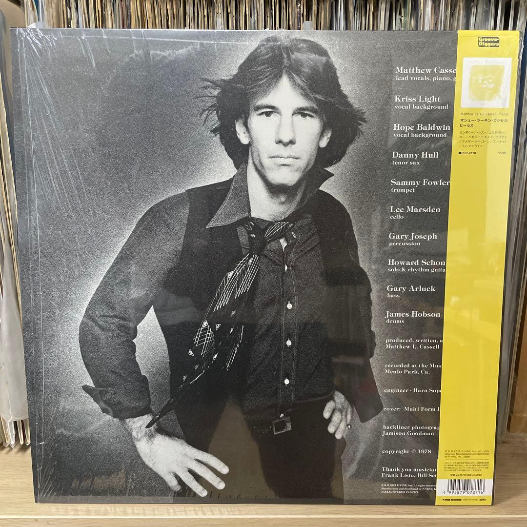 Matthew Cassell - Matt The Cat Vinyl LP Japan P-Vine 45RPM AOR Soul