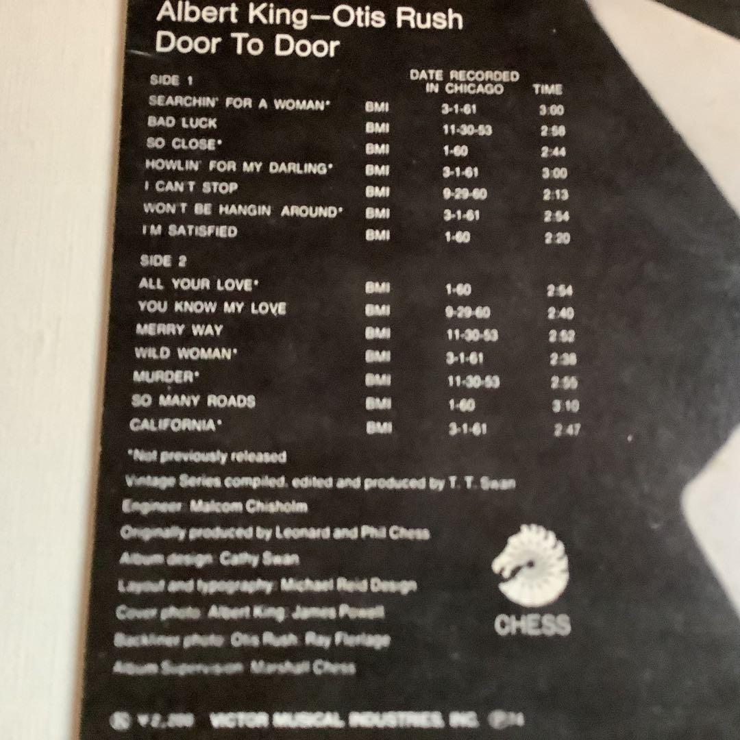 Albert King & Otis Rush - Door To Door Vinyl LP Japan Chess SWX-6135M Obi