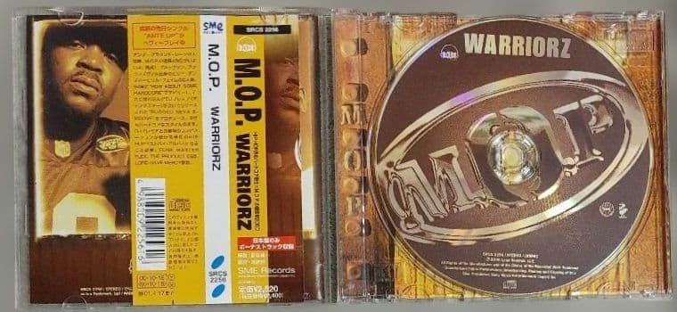 M.O.P. Warriorz CD Japan Press with OBI Limited Edition Bonus Track Hip Hop