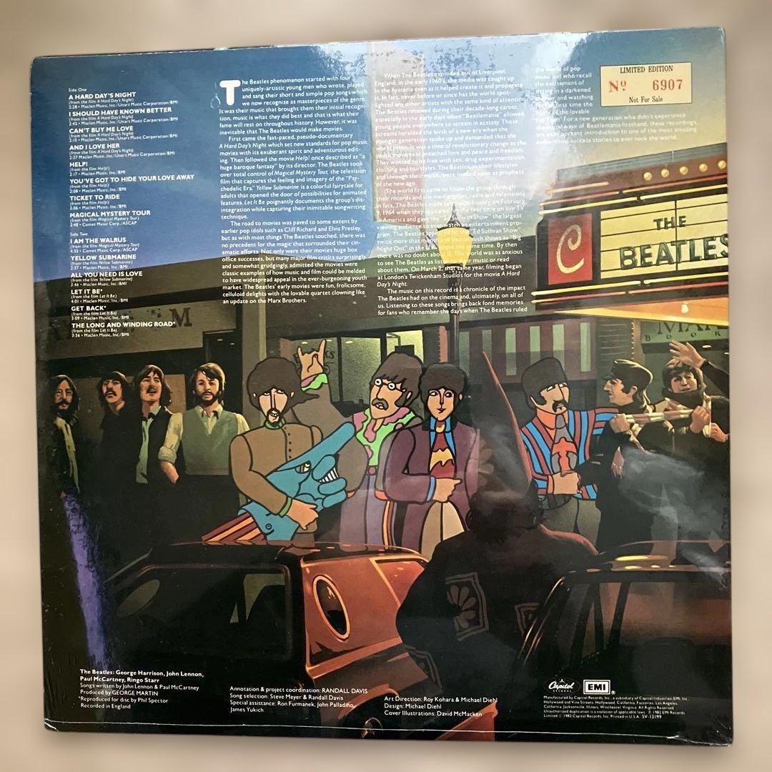 The Beatles - Reel Music Vinyl LP US Pressing Yellow Colored Vinyl Sealed