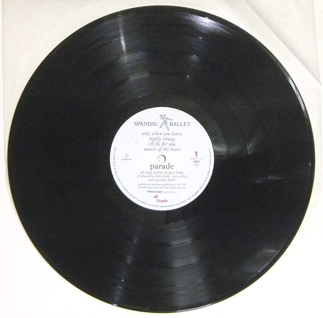 Spandau Ballet - Parade LP Vinyl 1984 Japan WWS-91085 Romantic With Obi